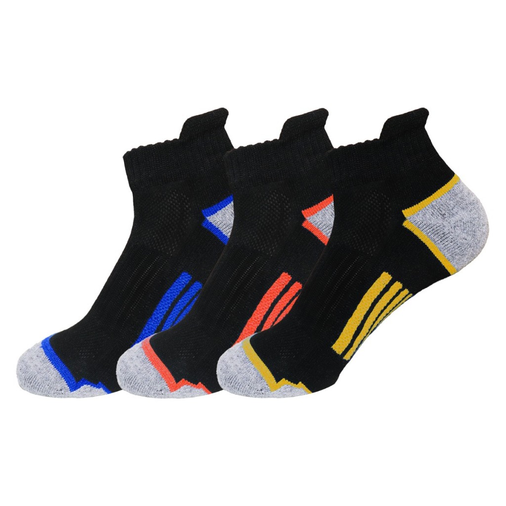 Kit 3 Pares De Meias Corrida Up Running Sport Cano Curto