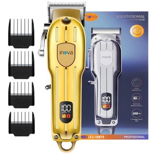 Aparador Cortador de Cabelo Máquina Profissional Bateria Original Inova em Oferta na Shopee