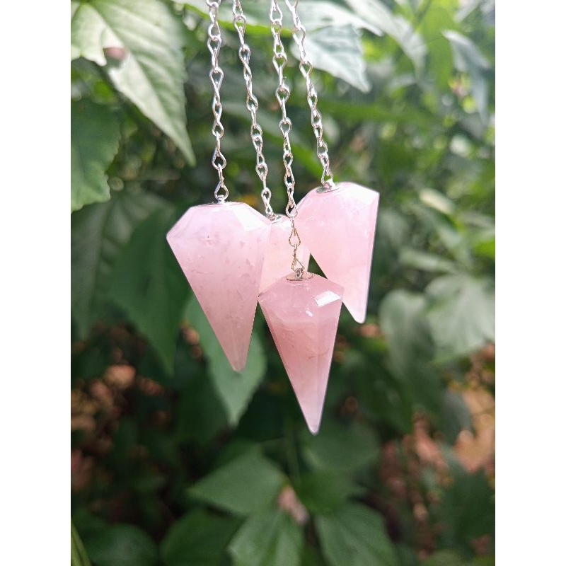 pêndulo quartoz rosa
