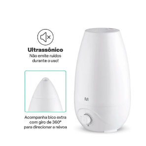 Umidificador de Ar Easy Air Ultrassônico Multilaser Multi Saúde Bivolt 2,6 Litros