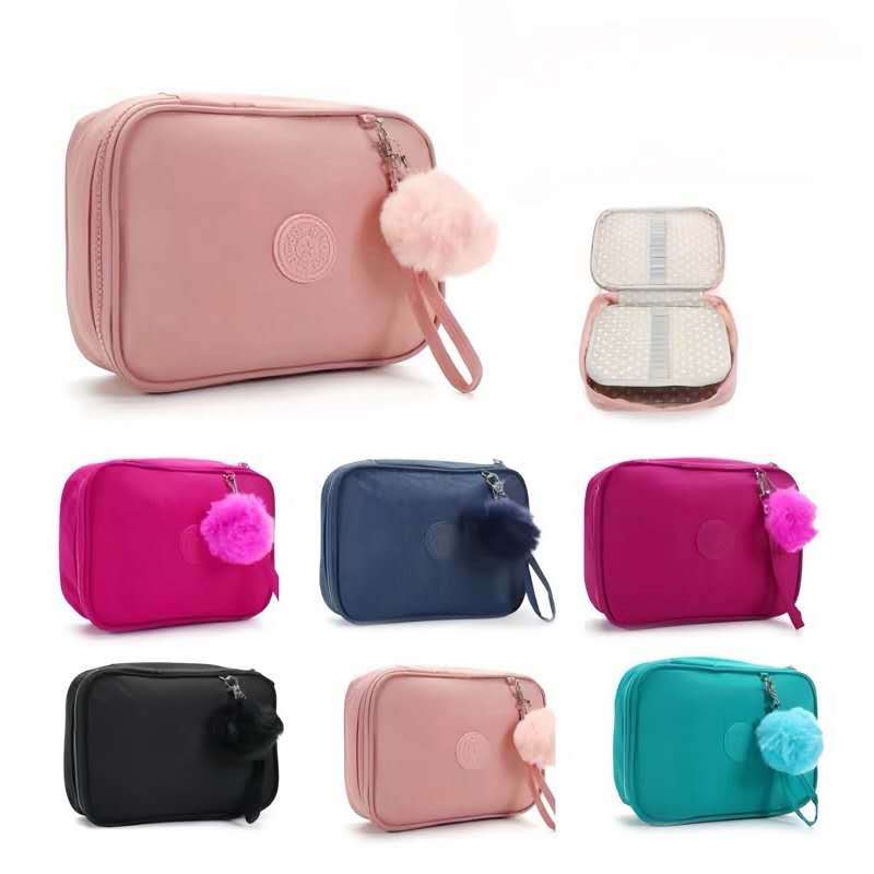 Estojo Estruturado 100 Pens Em Nylon Com Chaveiros e 28 Elastico Fixo Para Lapis Canetas Maquiagens em Oferta na Shopee