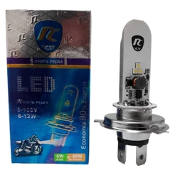 Lampada Farol Led H4 Moto Fazer 250 Cg Fan Titan