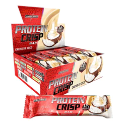 Barra de Proteína Integralmedica Crisp Bar Creme de Coco 540g 12Un de 45g cada