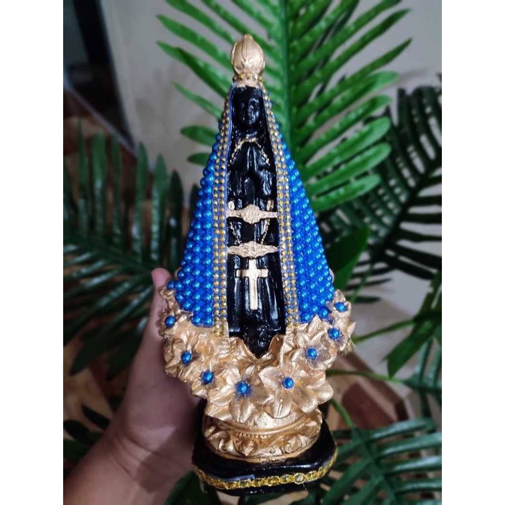 Imagem de Nossa Senhora Aparecida 25cm em Gesso