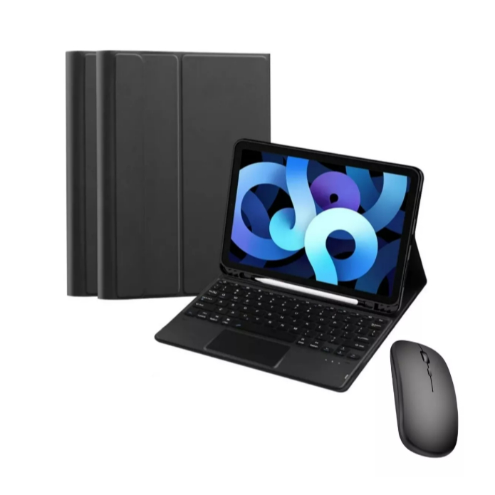 Capa Com Teclado Touchpad + Mouse Para Galaxy Tab A9+ Plus