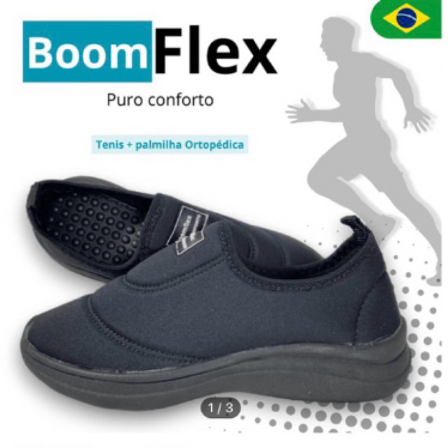 SUPER PROMOÇÃO 44,99 TÊNIS ORTOPÉDICO CALCE FÁCIL COM PALMILHA MASSAGEADORA 34, TÊNIS MACIO, LEVE E CONFORTÁVEL. em Oferta na Shopee