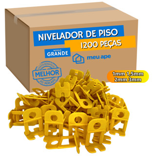 1200 Nivelador Espaçador de Piso Porcelanato Slim Clips em Oferta na Shopee