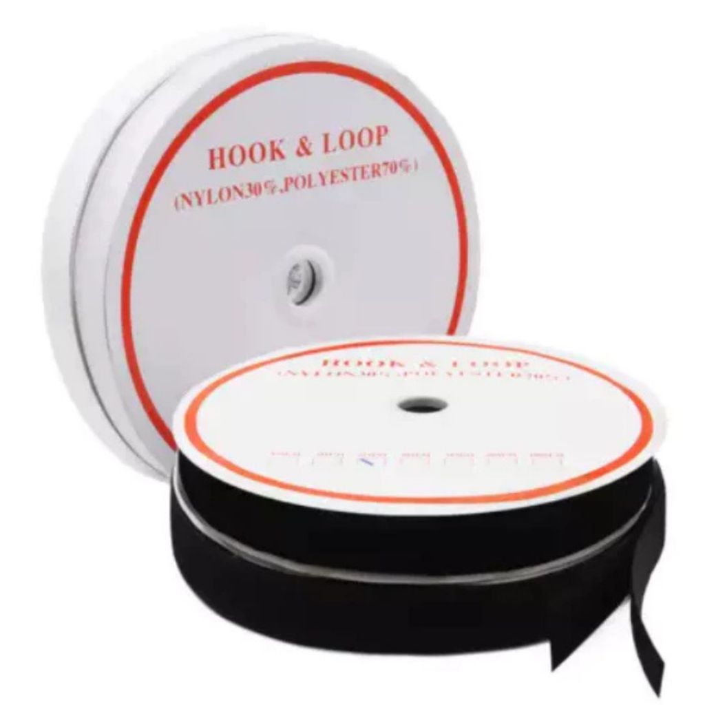 Velcro 25mm Fita de Fixação Macho e Fêmea (par) Costurável (Não é autocolante/não possui dupla face) em Oferta na Shopee
