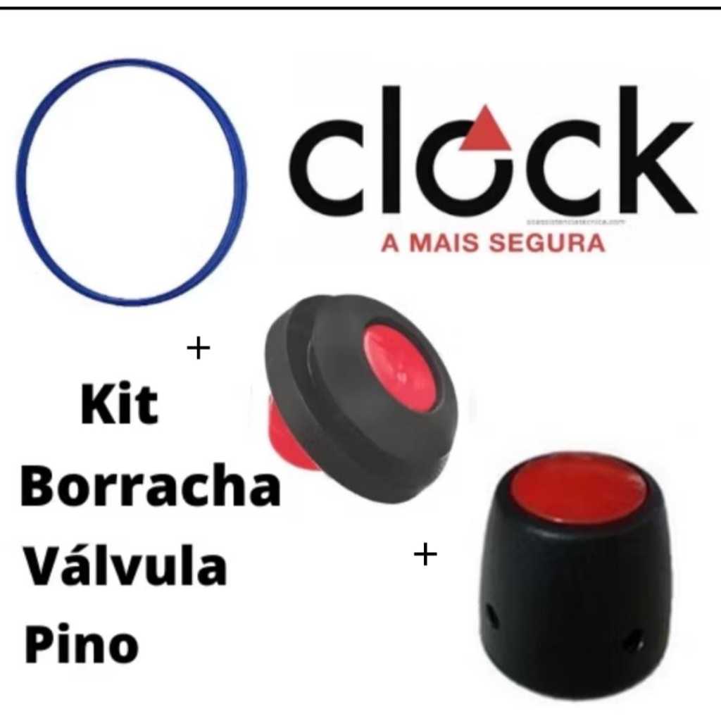 Borracha de Panela De Pressão 4,5 + Válvula + Peso Moderno Clock