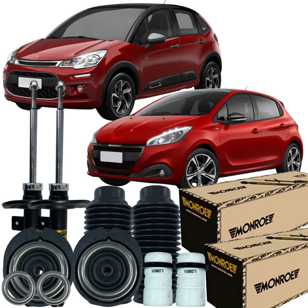 Amortecedor Batente Coxim Coifa Dianteiro C3 2013 Á 2022 em Oferta na Shopee