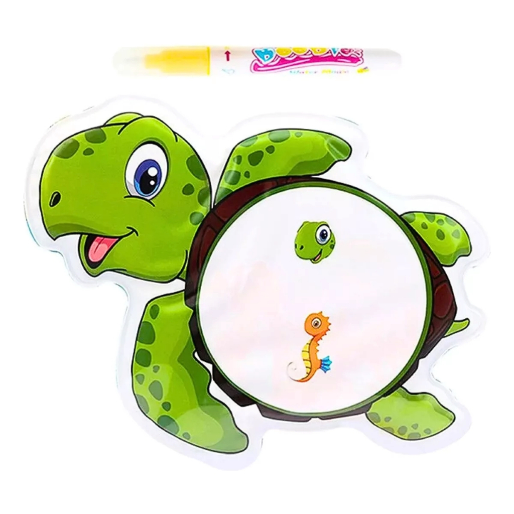 livro de agua infantil tela magica desenhos para colorir aquabook divertido de plastico