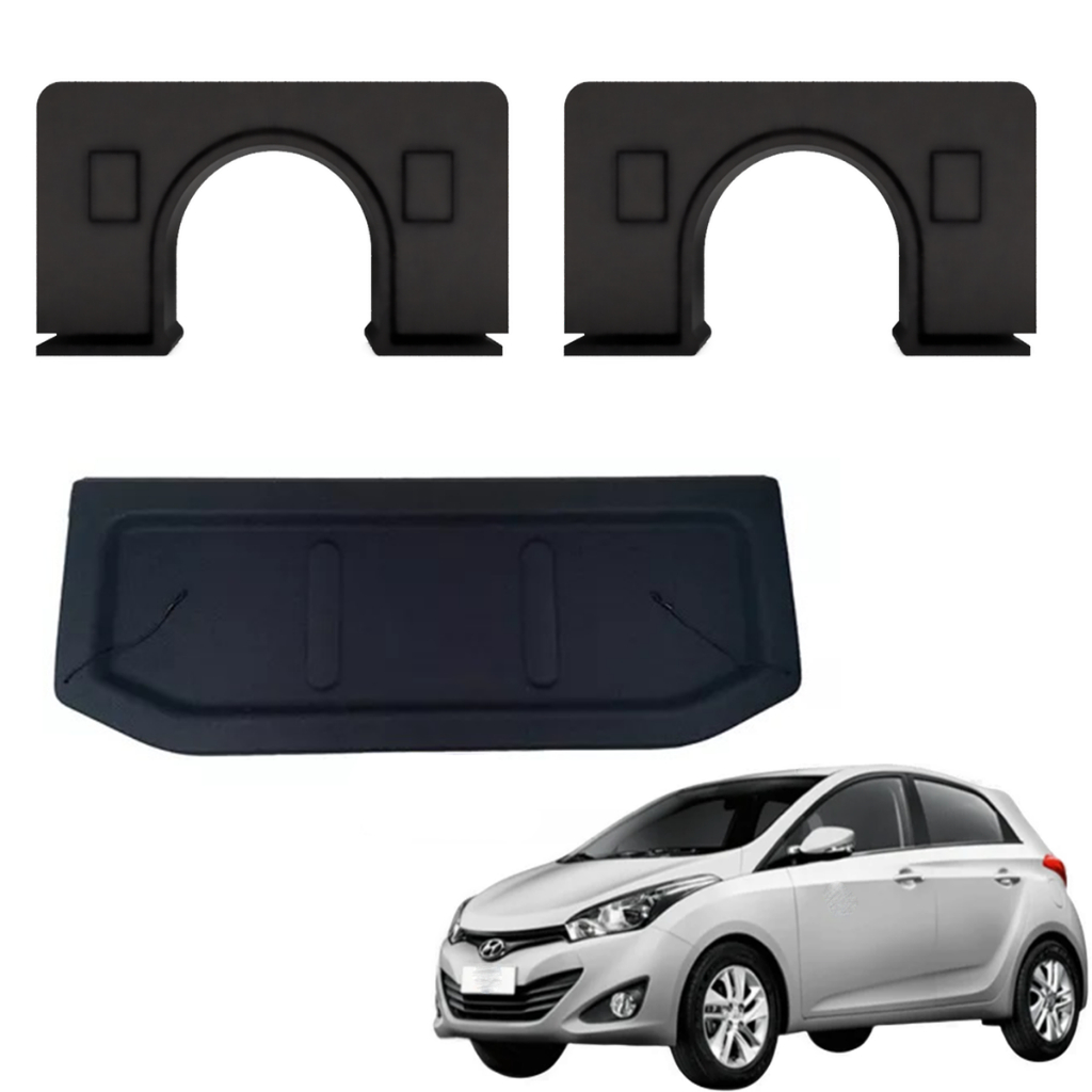 Par Encaixe Reparo Pino Suporte Tampão Som Porta Mala Bagagito Hb20 Hatch 2012/2019 2PCS PROMOÇÃO