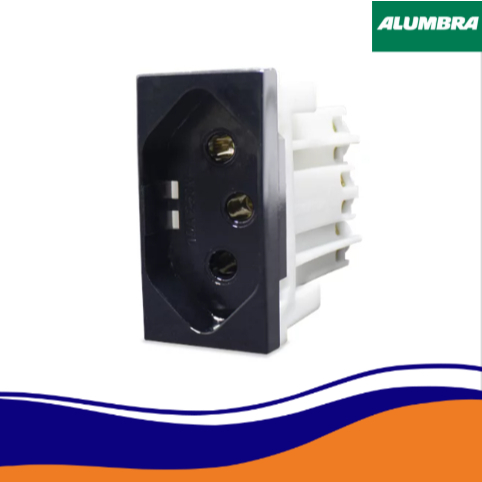 Módulo Tomada Alumbra Inova Pro Class 10A/250V Black Piano