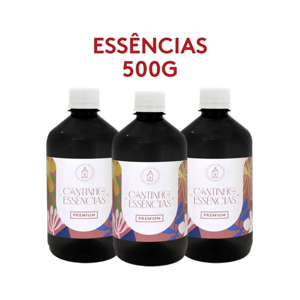 Essências Concentradas 500g - Linha Premium. Para Aromatizador de Ambiente, Home Spray, Sabonetes e Cosméticos. em Oferta na Shopee