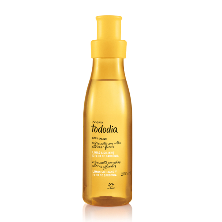 Body Splash Limão Siciliano e Flor de Gardênia Feminino 200 ml Todo Dia Natura