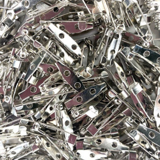Base de broche 30mm niquel - artesanato 100 pçs em Oferta na Shopee