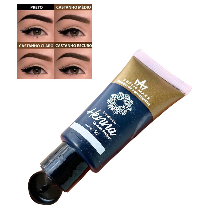 Henna Design Para Sobrancelha Abélie Make - Ja Vem Pronta