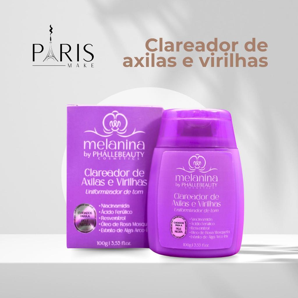 Clareador De Axilas e Virilhas da Melanina PhálleBeauty em Oferta na Shopee