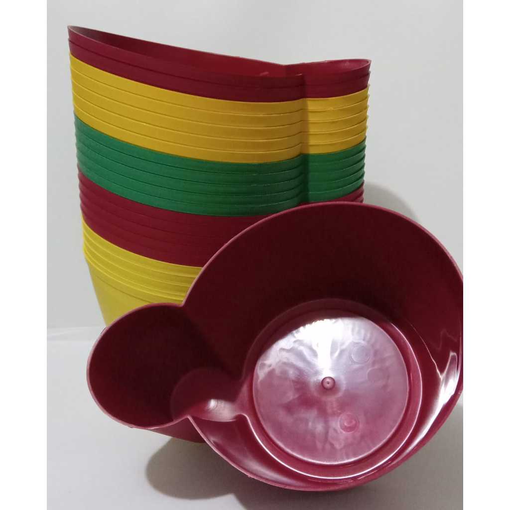 Pipoqueira Tigela 1,5L com Porta Copos Mix de Cor; Kit 3,5,10(Plástico). Pipocas e Guloseimas.