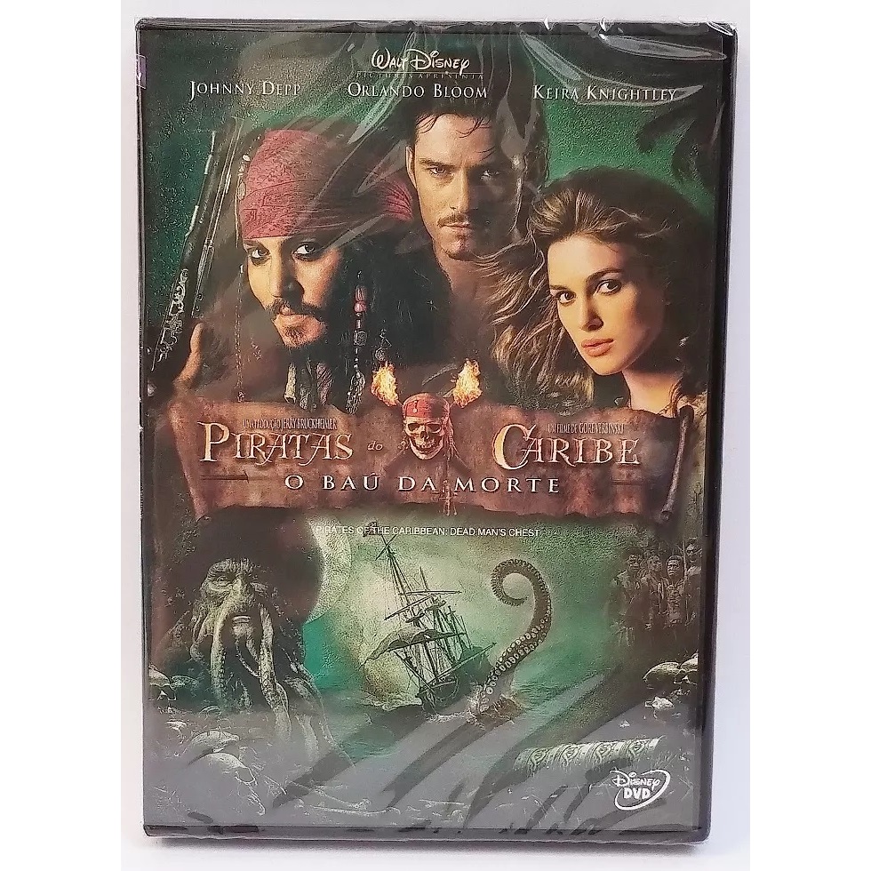 Dvd Piratas Do Caribe O Baú Da Morte Johnny Depp Original