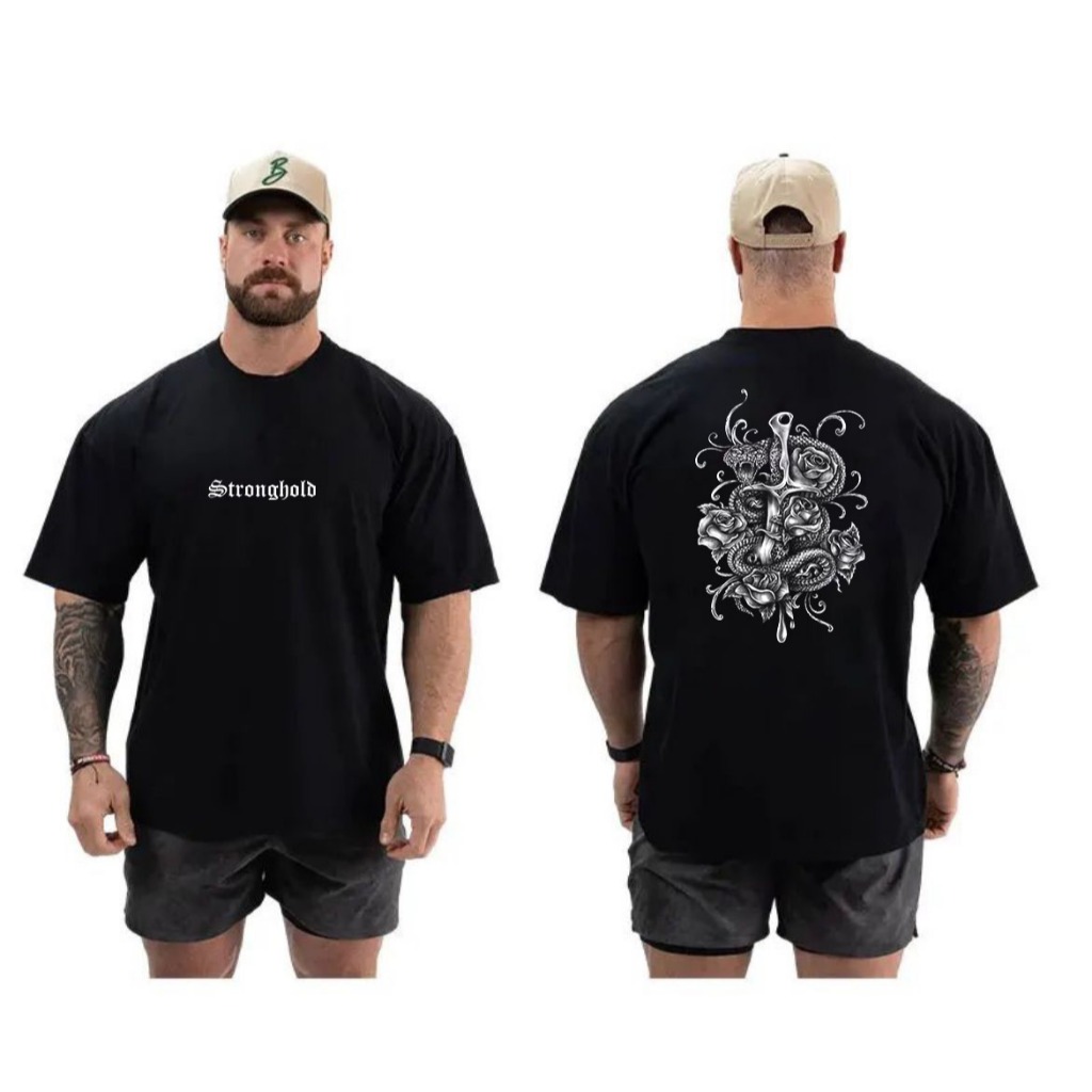 Camiseta Oversized Musculação Treino Academia Lançamento