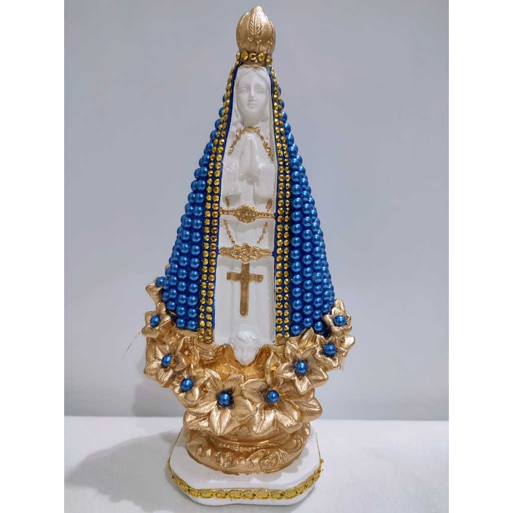 Imagem de Nossa Senhora Aparecida 25cm em Gesso