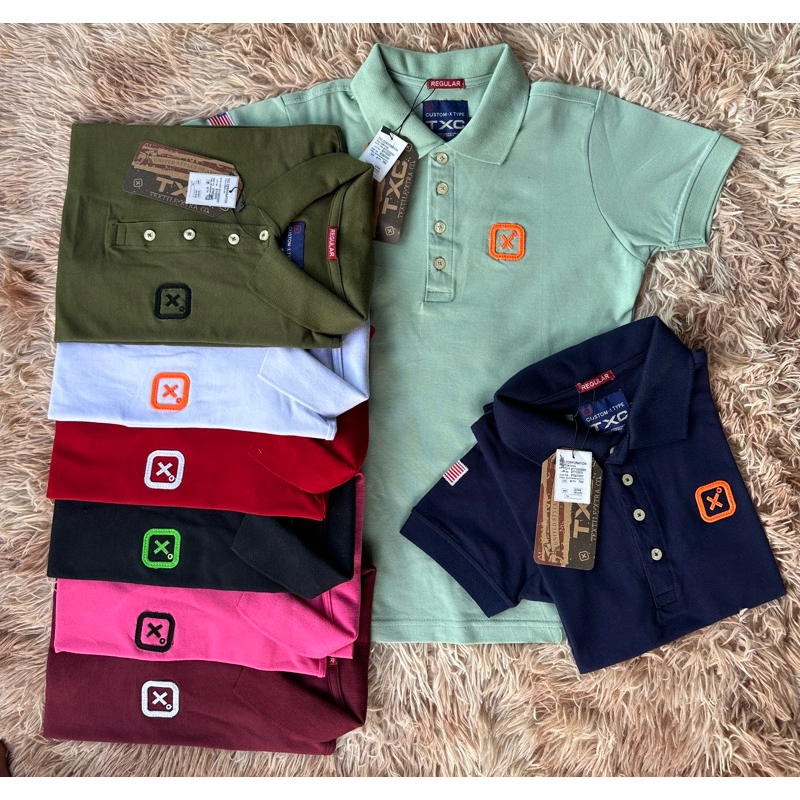 Camiseta Gola Polo Feminina TXC em Oferta na Shopee