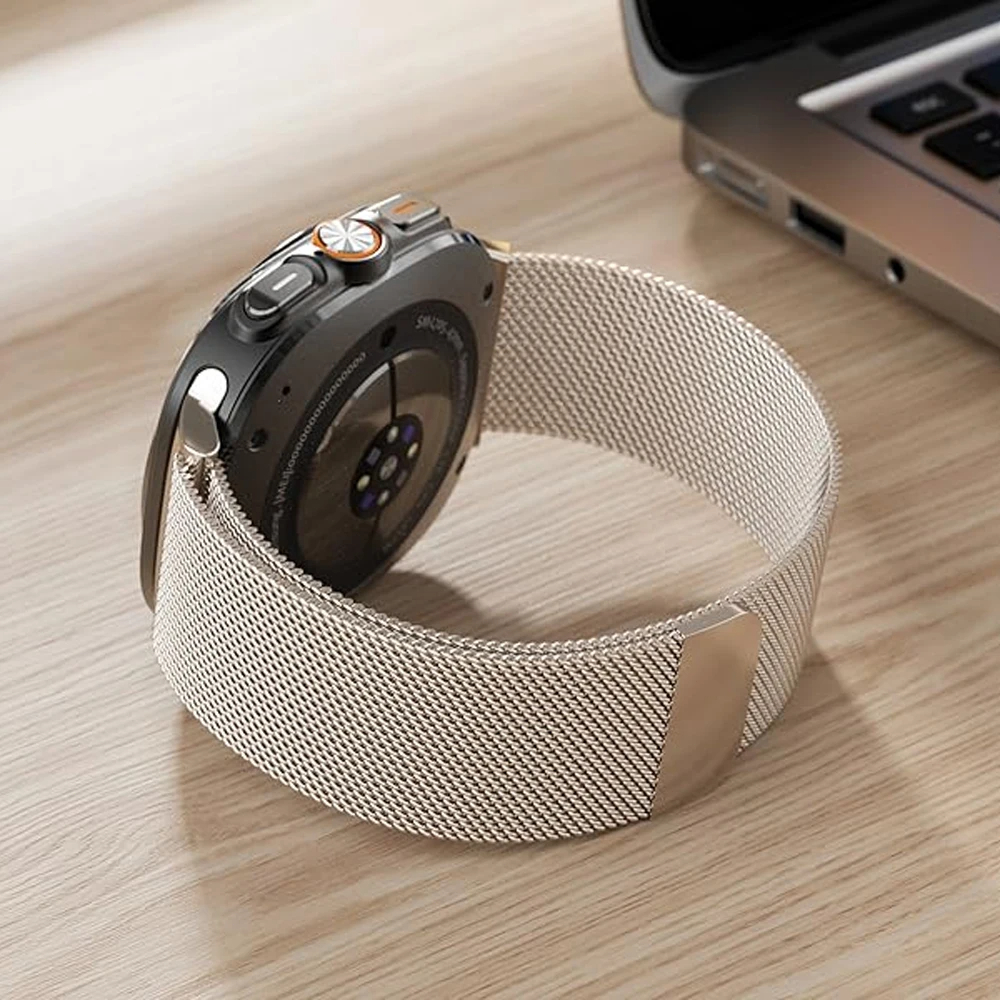 Pulseira de Milanesa para Samsung Galaxy Watch Ultra 47mm - detalhe