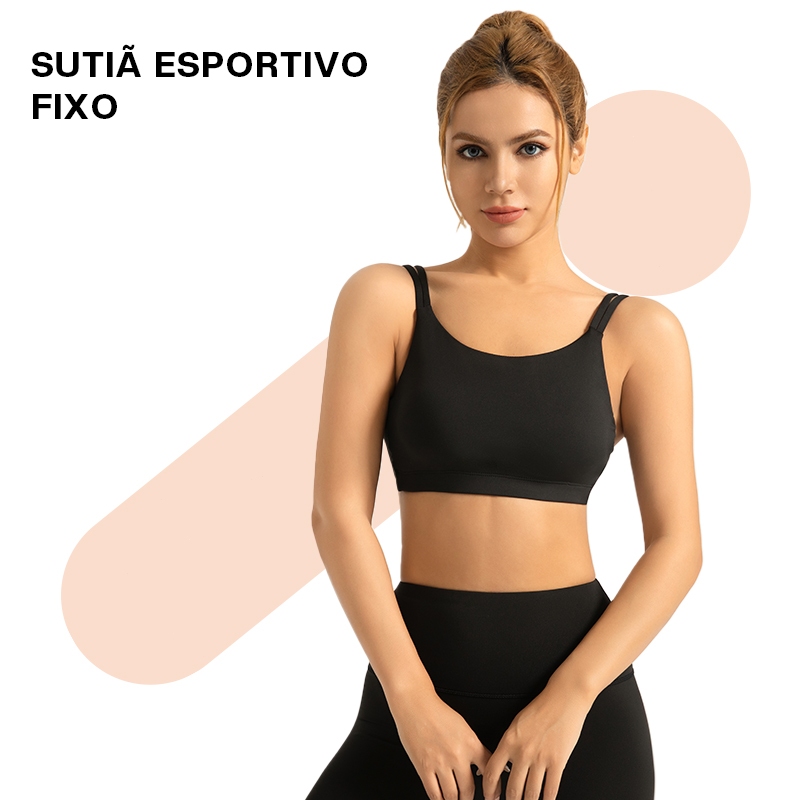 Liouty Coletes de Ioga Nus Wrap-up Sutiã Esportivo de Corrida Aeróbica Feminino