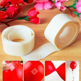 10 Un Fita Com 100 Pontos Gota Cola Adesivo Para Bexiga Balão Festa Decoração (1.000 GOTAS) em Oferta na Shopee