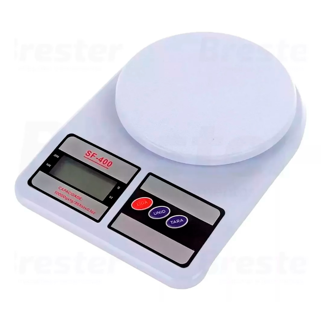 Balanca de Cozinha Digital Branca Até 10kg Bestfer em Oferta na Shopee