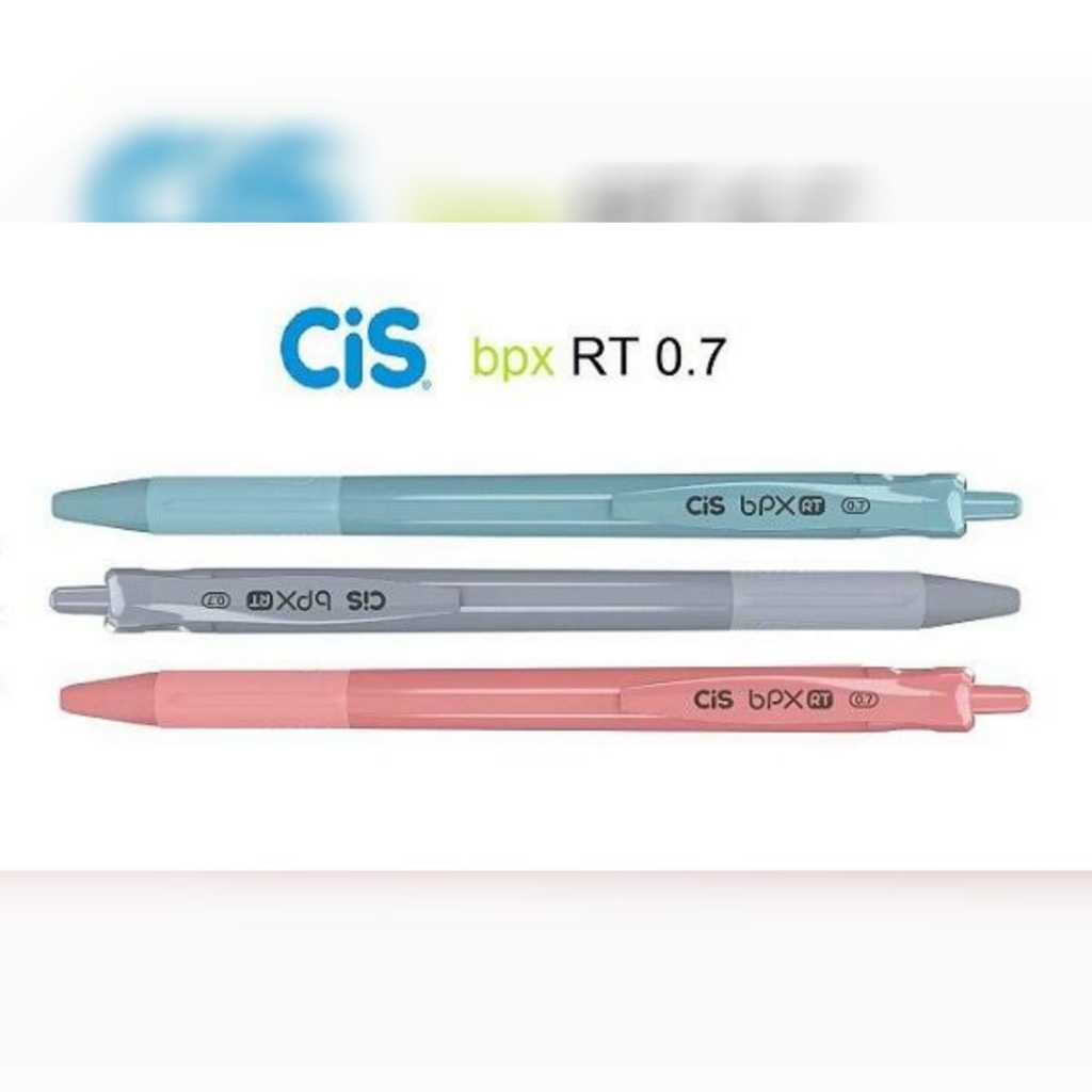 Caneta esferográfica Retrátil- Cis BPX RT 0.7mm em Oferta na Shopee