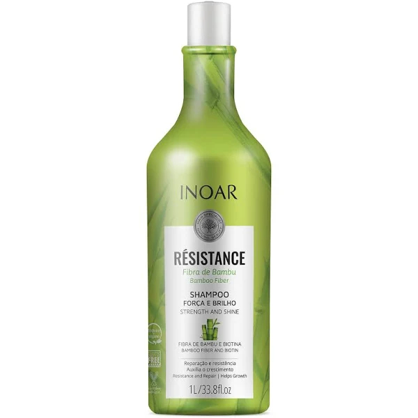 SHAMPOO RESISTANCE FIBRA DE BAMBU INOAR 1L em Oferta na Shopee