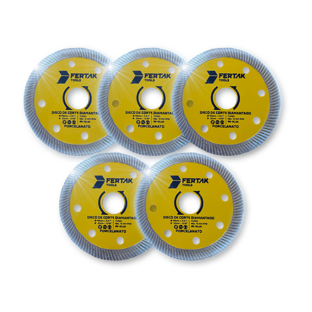 Disco de Corte Diamantado 105x20x1,2mm Serra Mármore - Ideal para Porcelanato Mármore Pedra Cerâmica em Oferta na Shopee