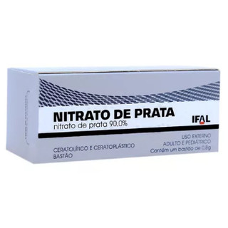 Nitrato De Prata Bastao 90% Ifal - Garantia Qualidade Ifal em Oferta na Shopee