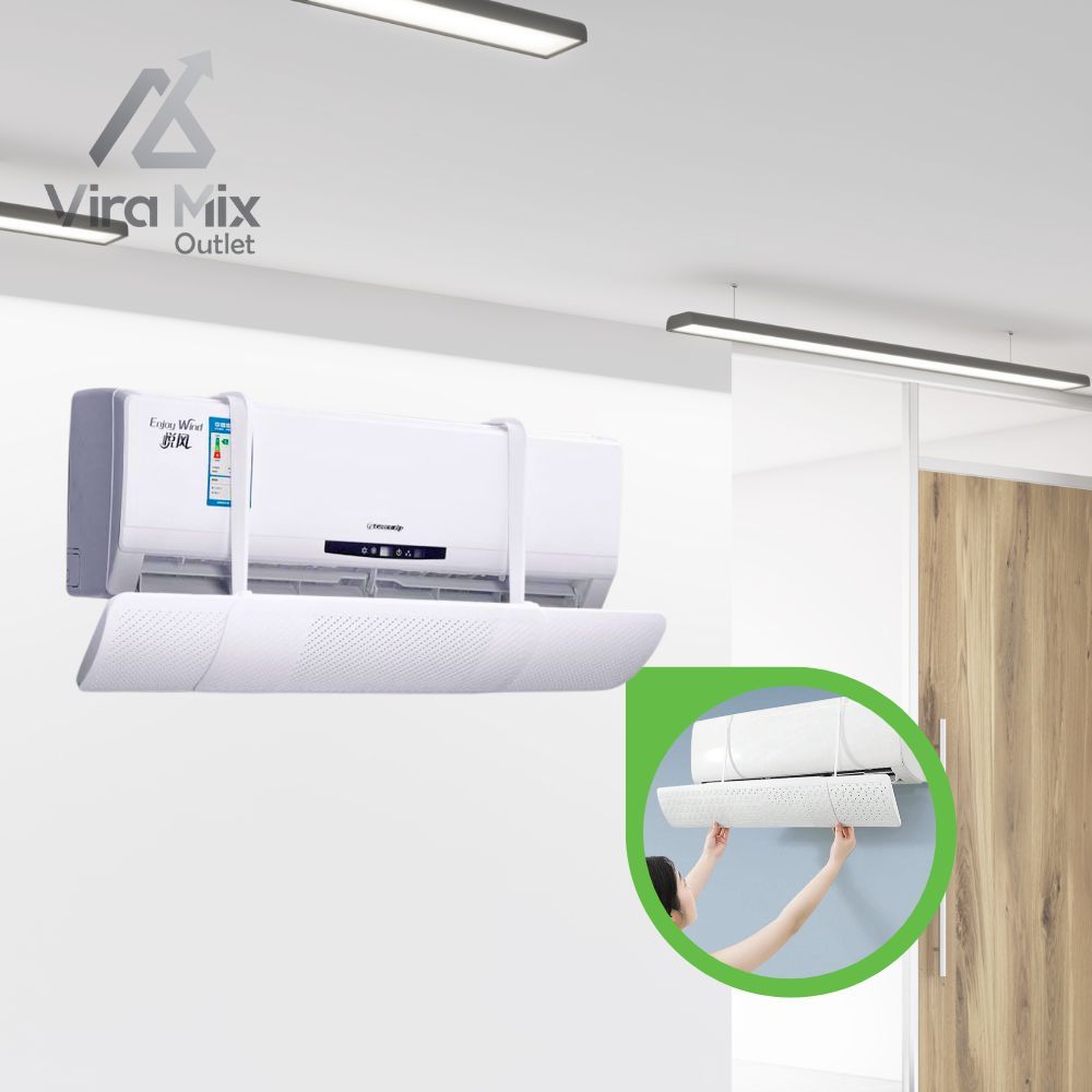 Defletor Ajustável Para Ar Condicionado Split Universal Direcionador de Fluxo de Ar