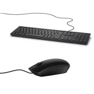 Kit Dell Mouse Óptico MS116T1 + Teclado ABNT2 KB216 Conexão USB Com Avarias