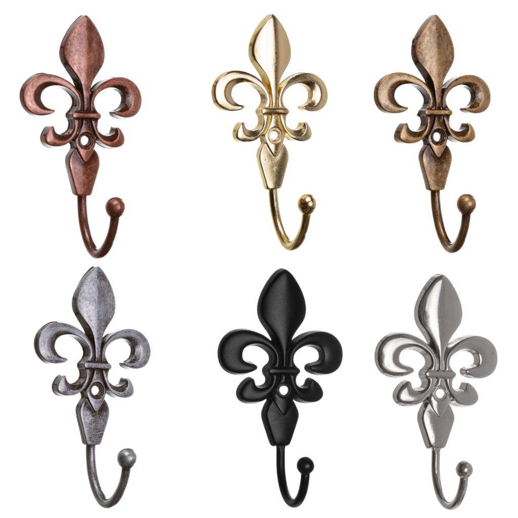 Gancho Stradivari Metal 1 Peça Decoração Porta Pendurador Toalha Parede Artesanato + Paraf...