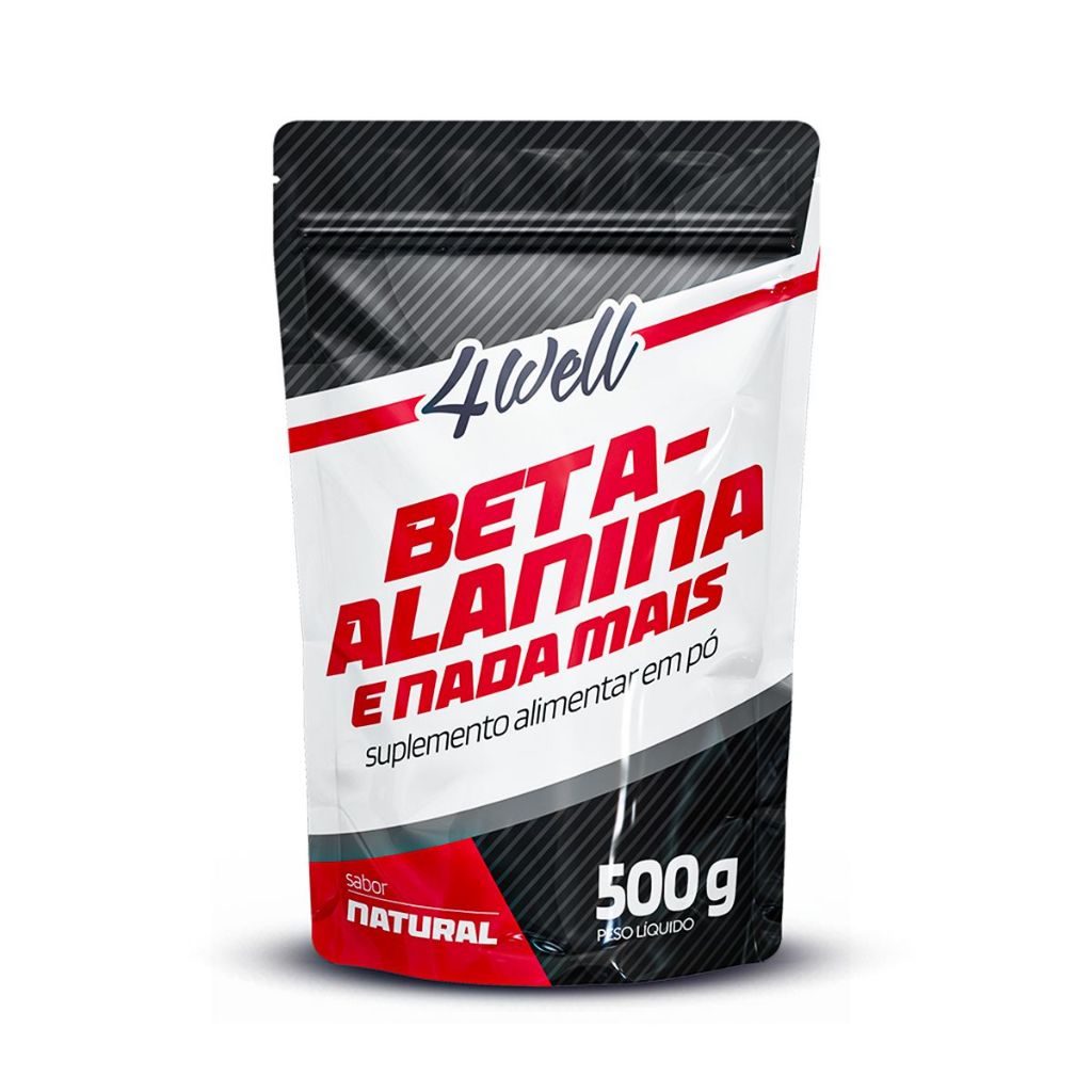 Beta Alanina 500g - 100% Pura - Importada - 4well em Oferta na Shopee