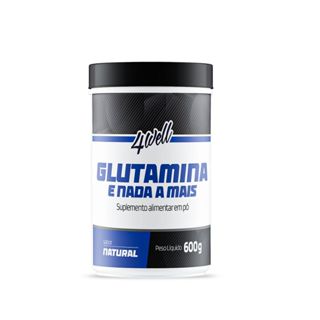 L-Glutamina 600g Pote - 100% Pura - Importada - 4well - Sabor Natural em Oferta na Shopee