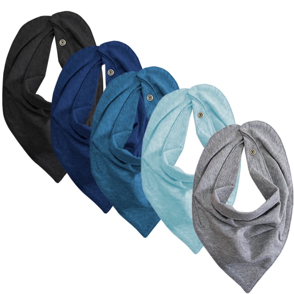 Kit 3 Babador Bebê Menino Sortido Algodao Babador Bandana Botao de Pressao Recem Nascido em Oferta na Shopee