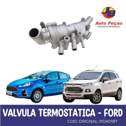 VALVULA TERMOSTATICA FORD FIESTA ECOSPORT 05/...  FLEX ( ALUMINIO COMPLETO) em Oferta na Shopee