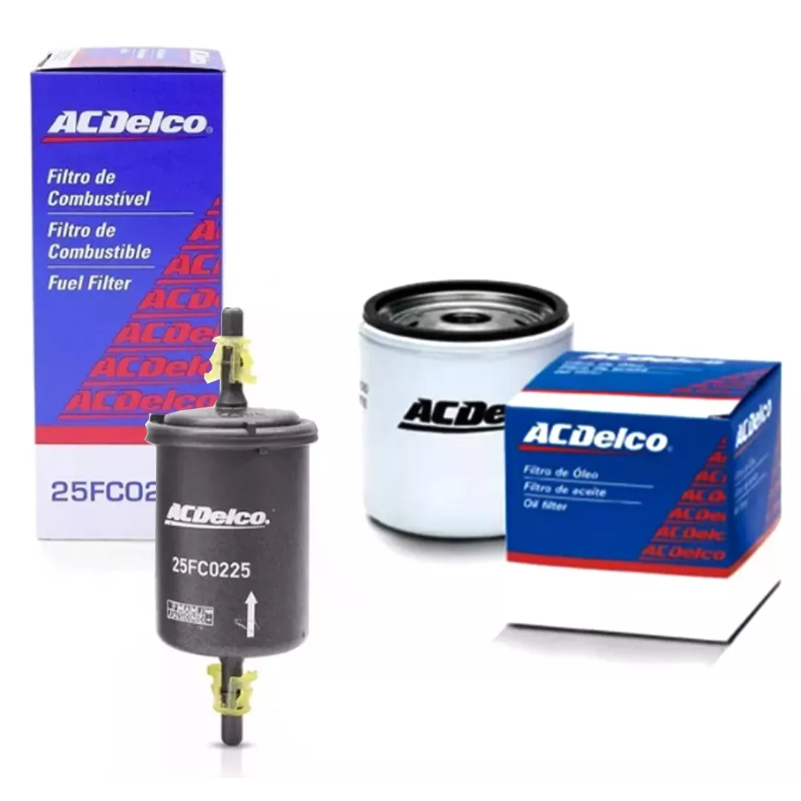 Filtro Óleo + Combustível Flex/Álcool Original Acdelco em Oferta na Shopee