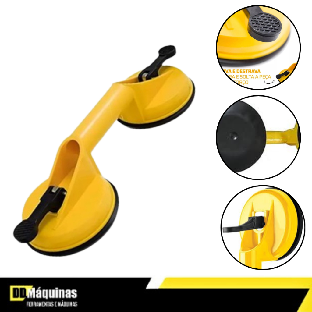 Ventosa Dupla 80 Kg - Titanium - Home & Living