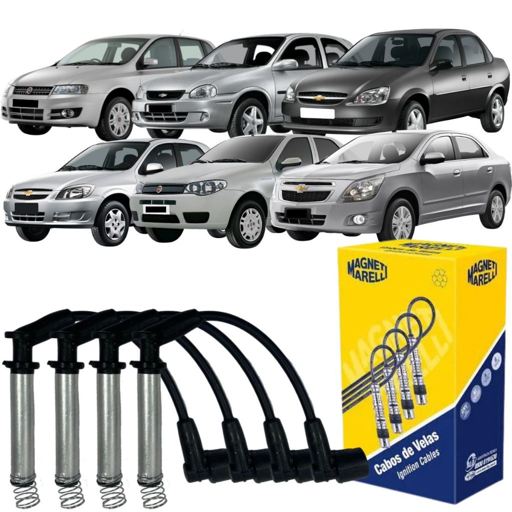 Cabo Vela Ignição Magneti Marelli Gm Punto Siena Agile Stilo em Oferta na Shopee