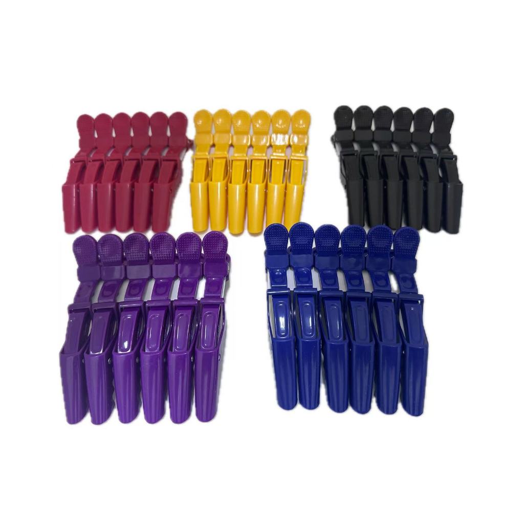 12 Presilha Jacaré Crocodilo Para Cabelo Cabeleireiro em Oferta na Shopee