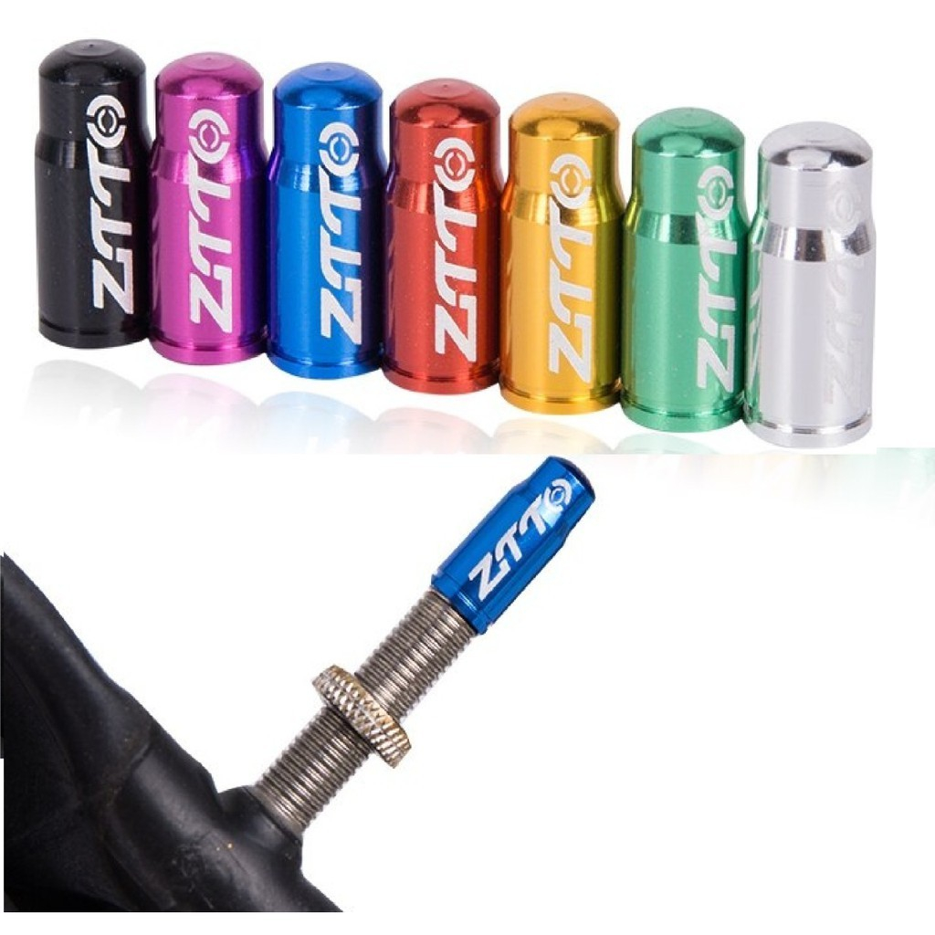 Par Tampa De Válvula Bico Fino Presta Bike em Oferta na Shopee