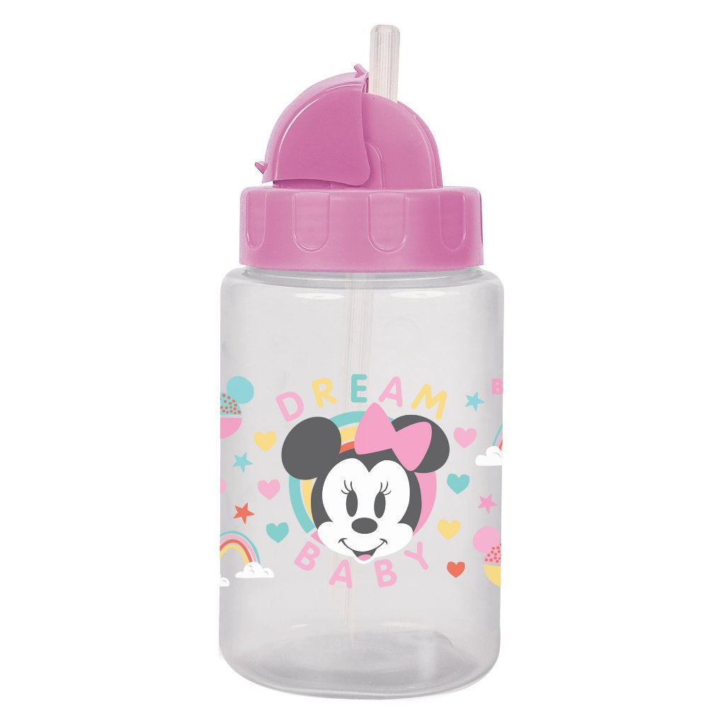 Copo com Canudo Retrátil 340ml Minnie BabyGo em Oferta na Shopee