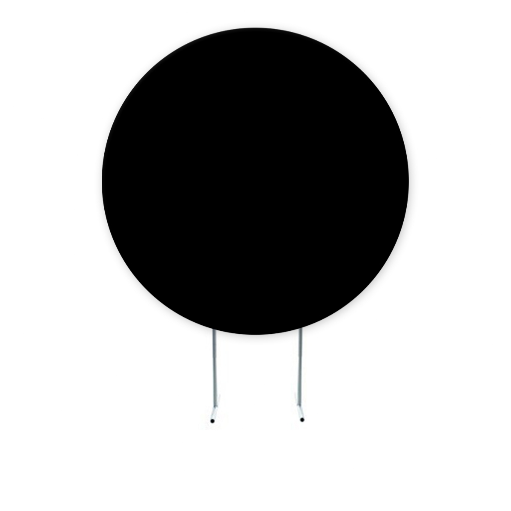 Painel de Festa Black Out, Painel Redondo Preto, Painel de Festa Redondo, Sublimado,1,50 - 1,30
