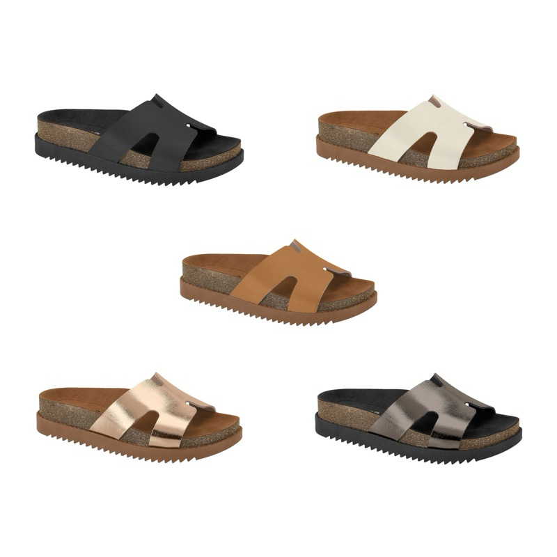 Sandália Feminina Birken Tratorada Flatform Moleca
